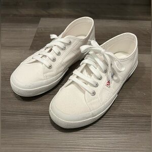 Superga White Cotu Sneakers